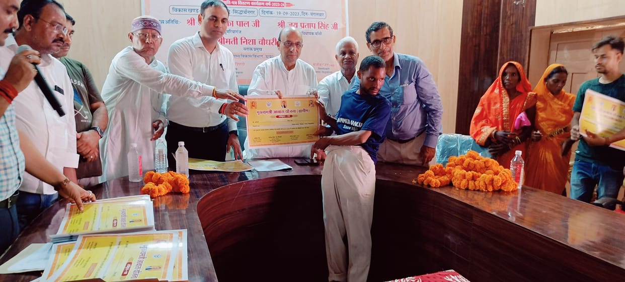 Faces blossomed after getting the benefit of Chief Minister Divyang Awas Yojana