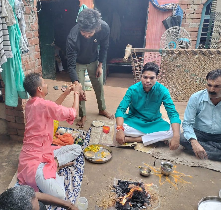 Havan performed to purify the family trapped in the trap of conversion