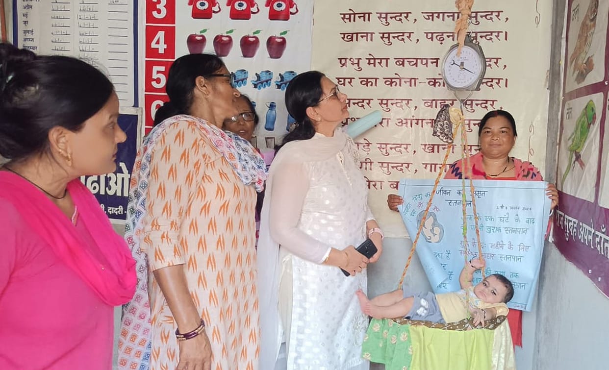 Negligence of mothers is spoiling the health of babies, 162 were found extremely malnourished and 1265 malnourished