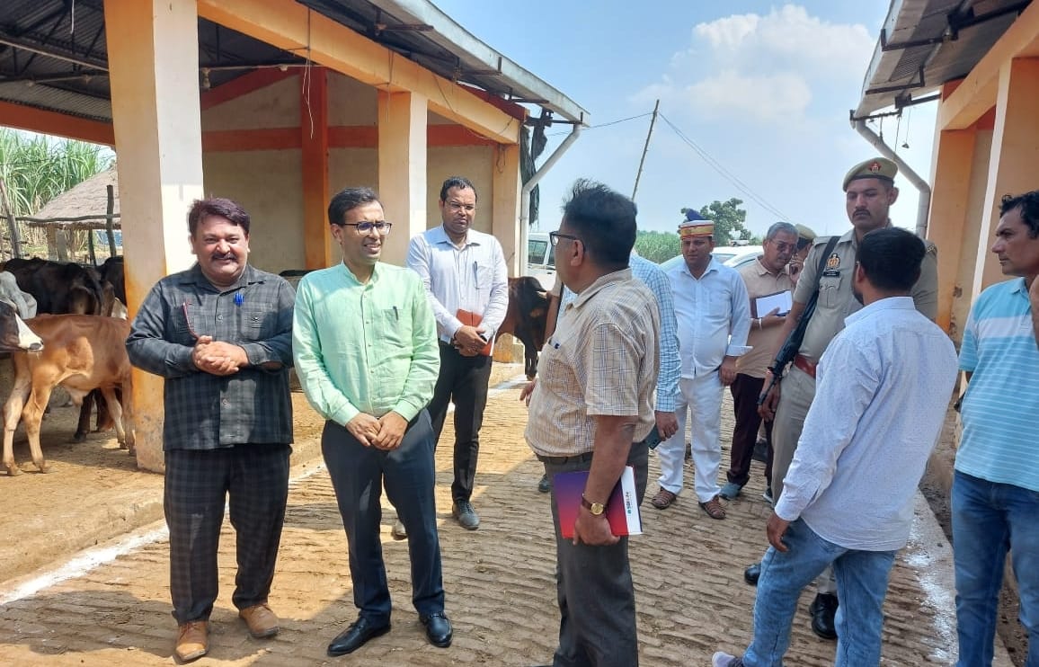 DM inspected Chhachari Teep Cowshala