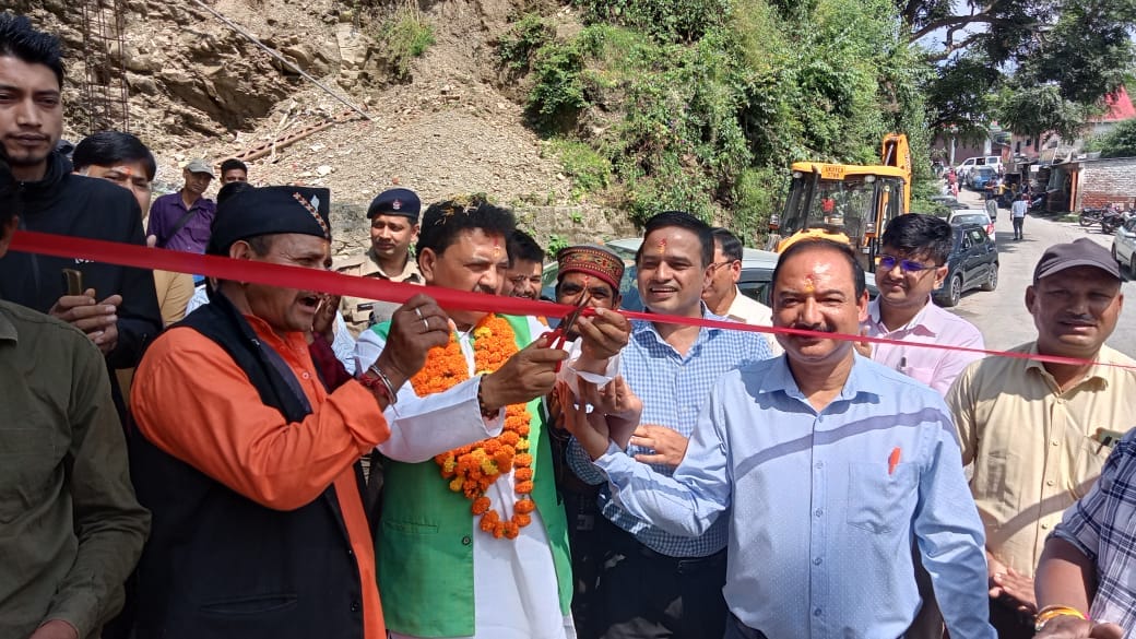 Road construction in ranikhet