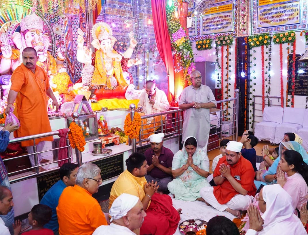 The praises of Siddhi Vinayak are echoing in the temples.