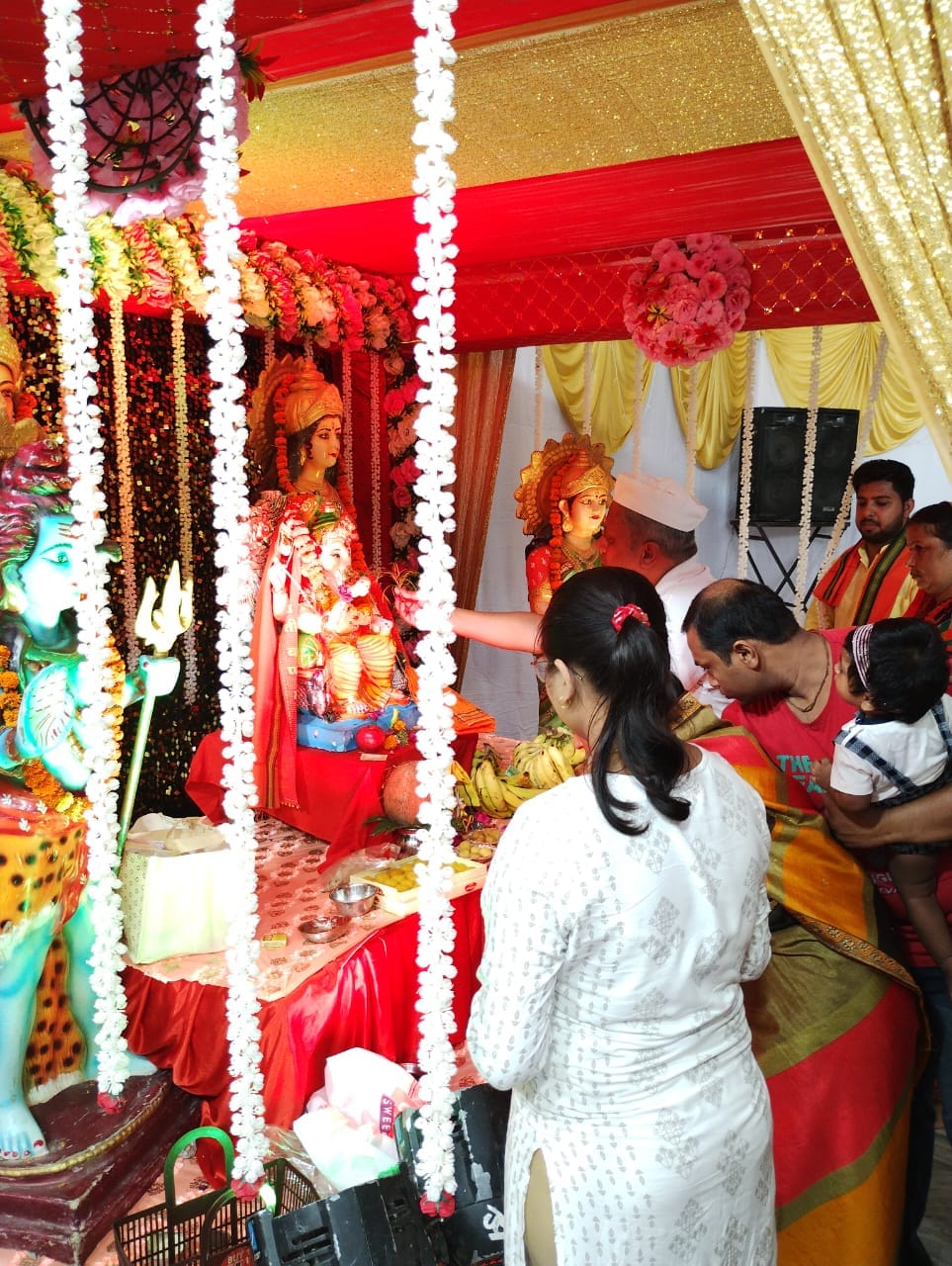 Programs held in pandals on the second day of Ganesh Mahotsav