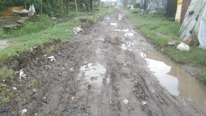 Bengali Colony Road has become a pond