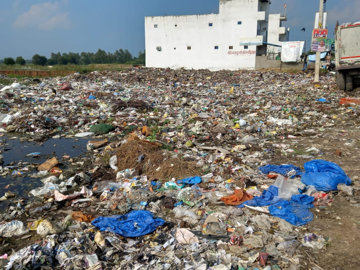 Disease increasing due to piles of filth and garbage
