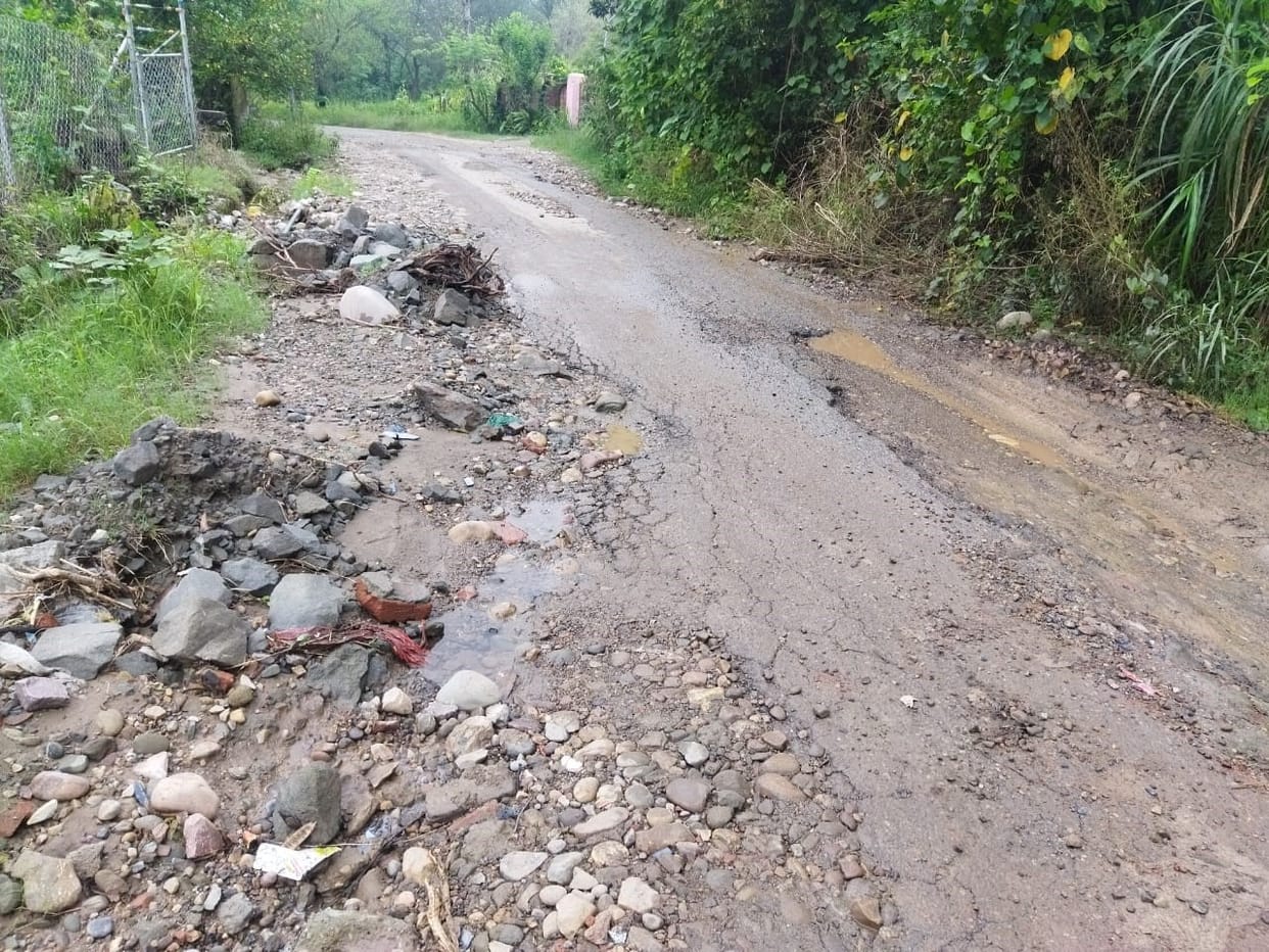 road in bad condition