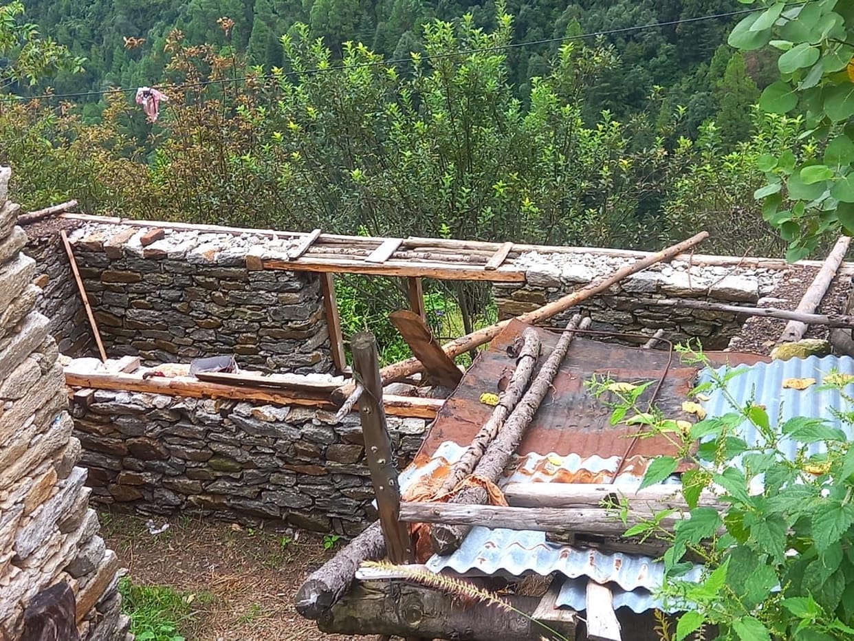 Construction of cow shed stalled due to lack of tin
