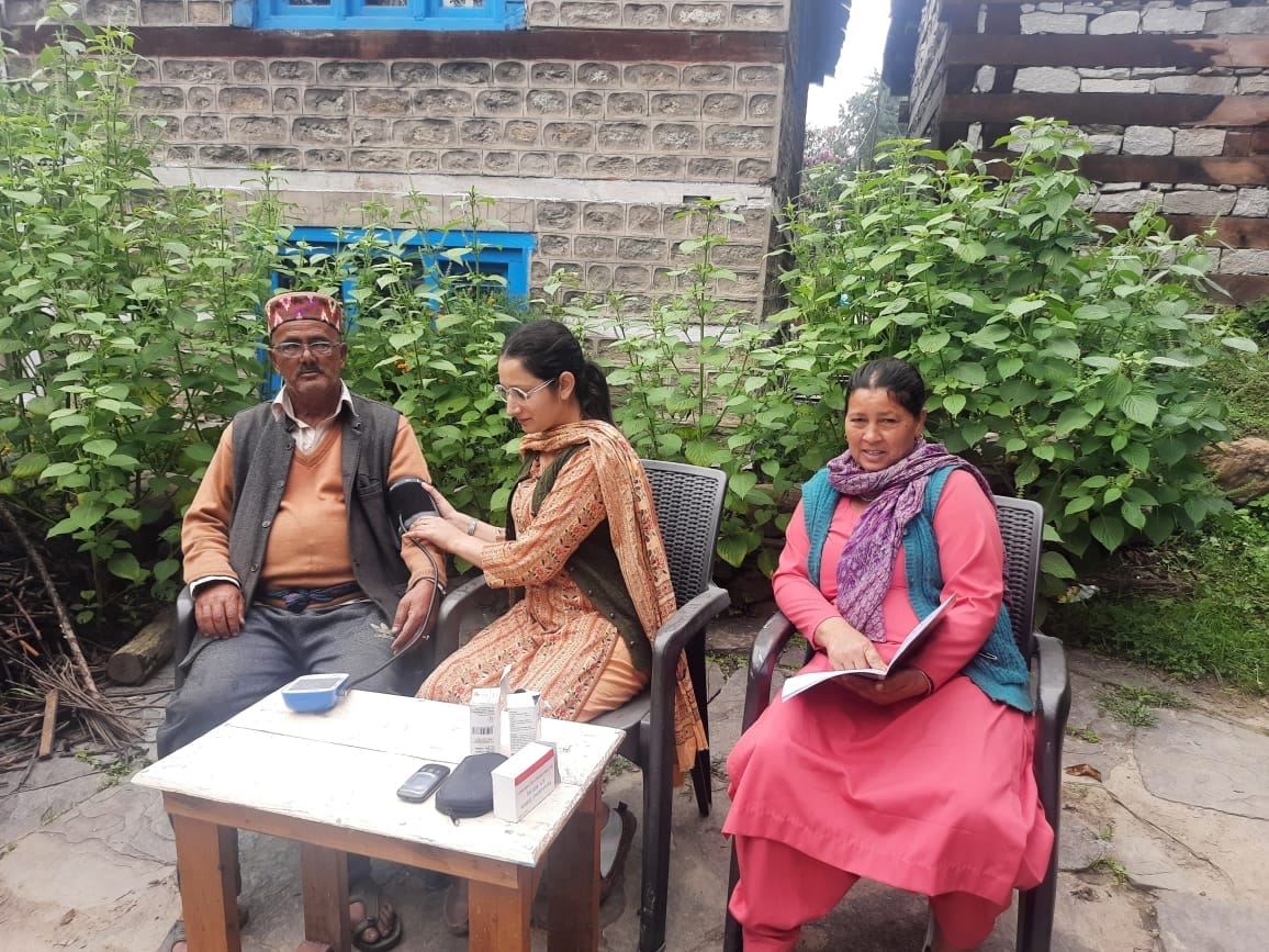 Door-to-door screening of 10,682 people, 1184 people found patients