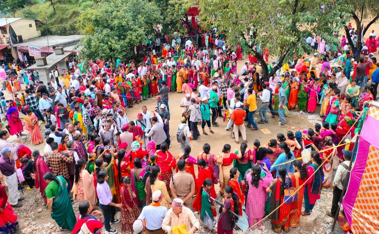 Chanchari singing boom in Nandashtami festival