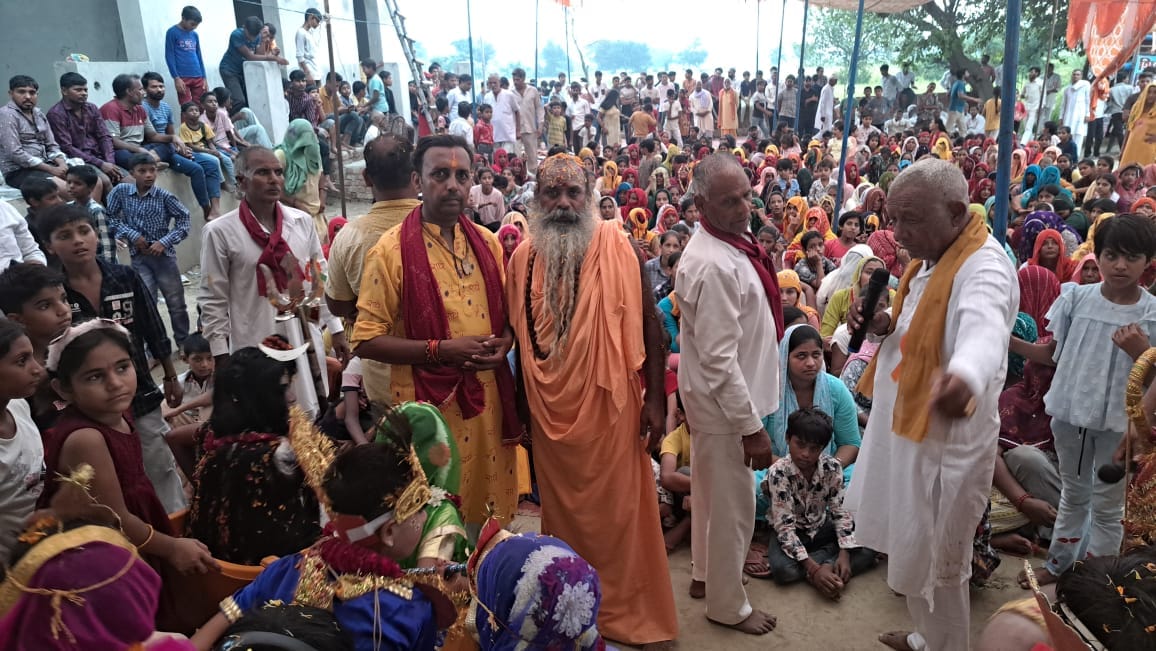 Celebration celebrated in village Bharana on Radha Ashtami