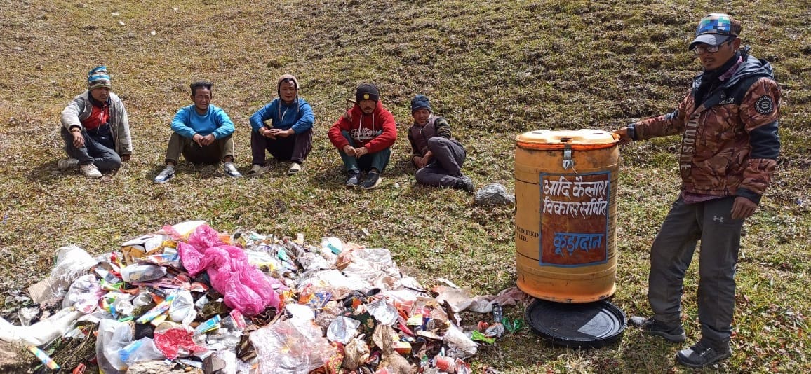In the high Himalayan regions, humans are spoiling the health of the Himalayas.