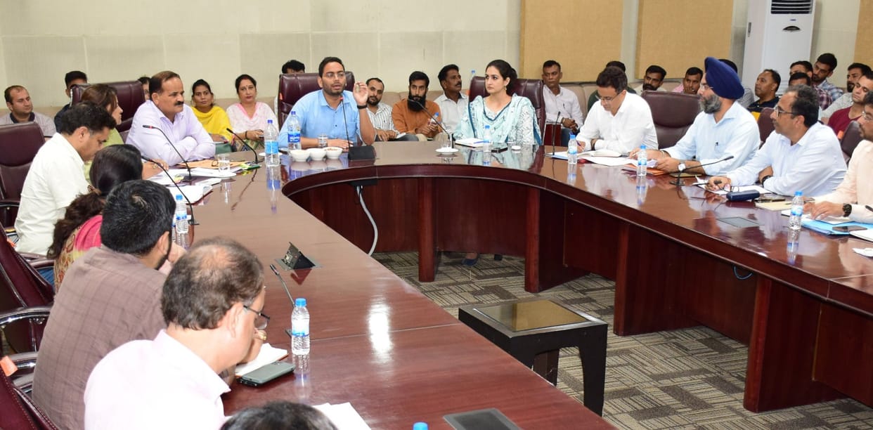 dc meeting, panchayat bhawan