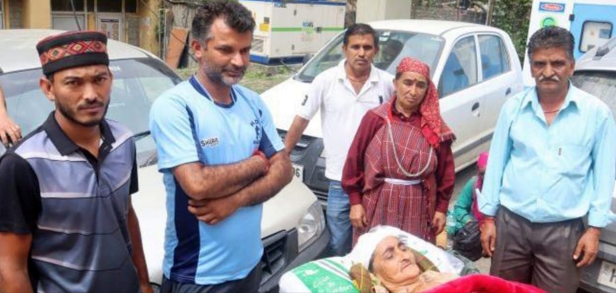 Old woman injured in bear attack