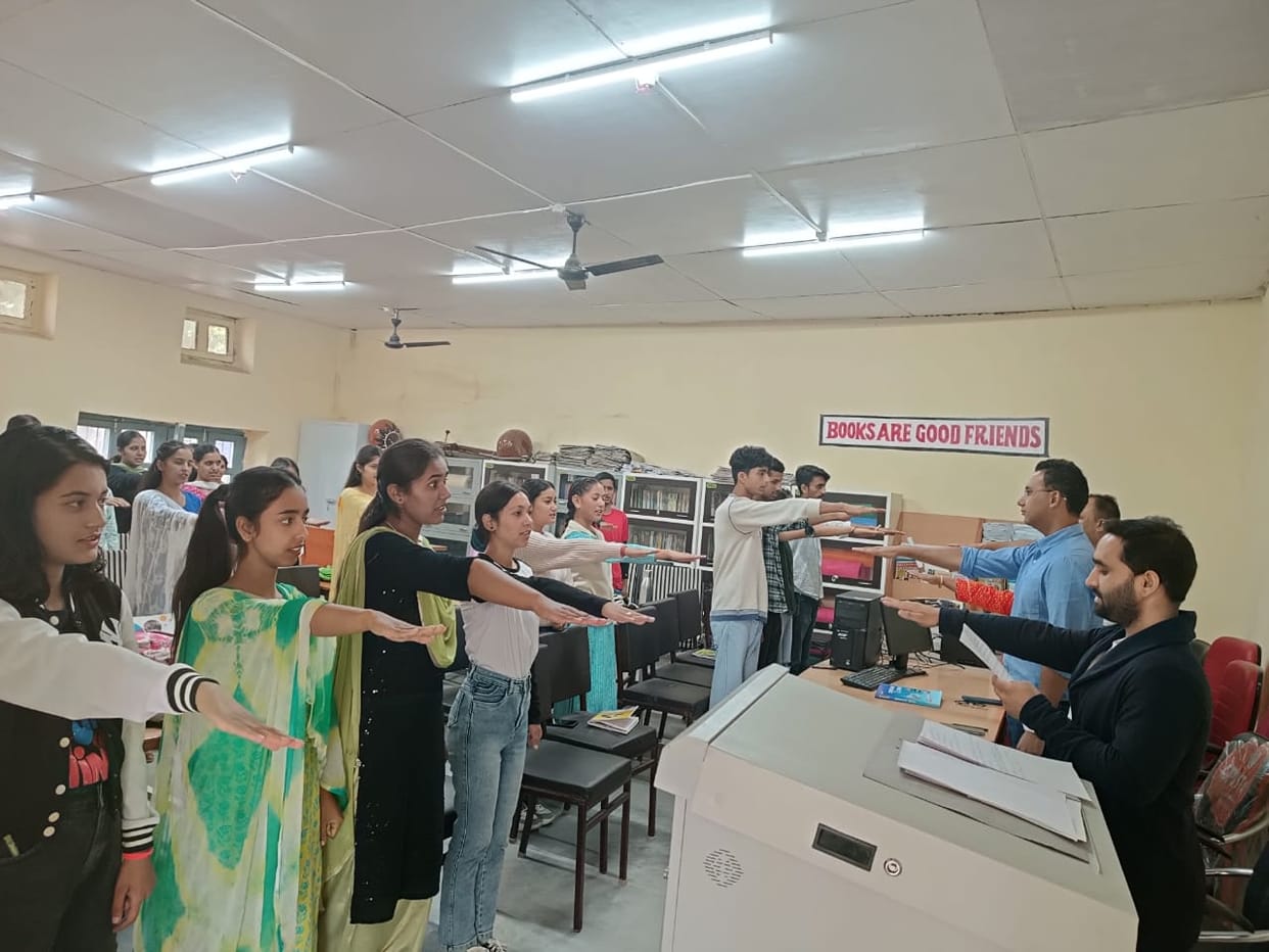 rampur news, nirmand, college, nss, day