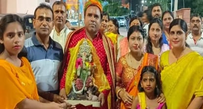 Finance Minister worshiped the Maharaja of Mathiya