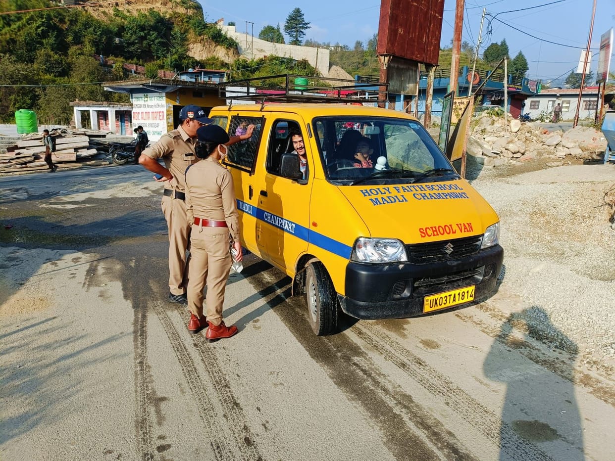 Eight vehicles challaned for carrying school children more than their capacity