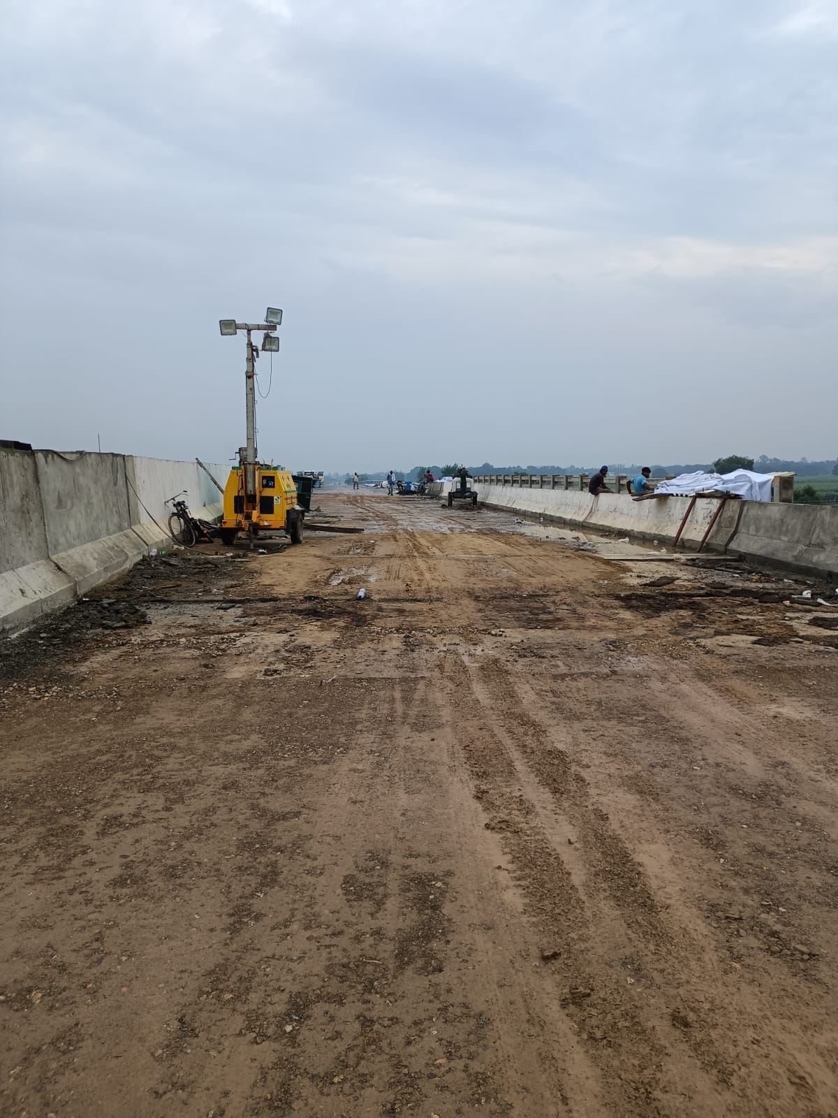 Construction of approach road of Goharni Railway Bridge accelerated