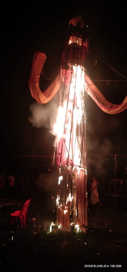 Janmashtami fair concludes with burning of effigy of Kansa