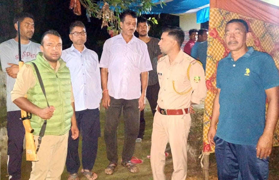 Forest department patrolling after leopard attack