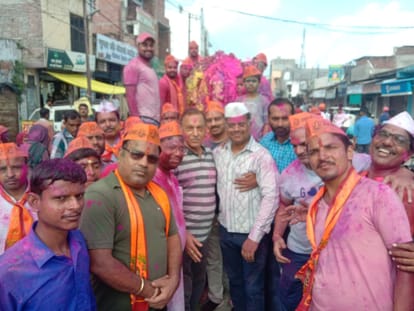 Immersion was done with the wish of early arrival of Bappa next year.