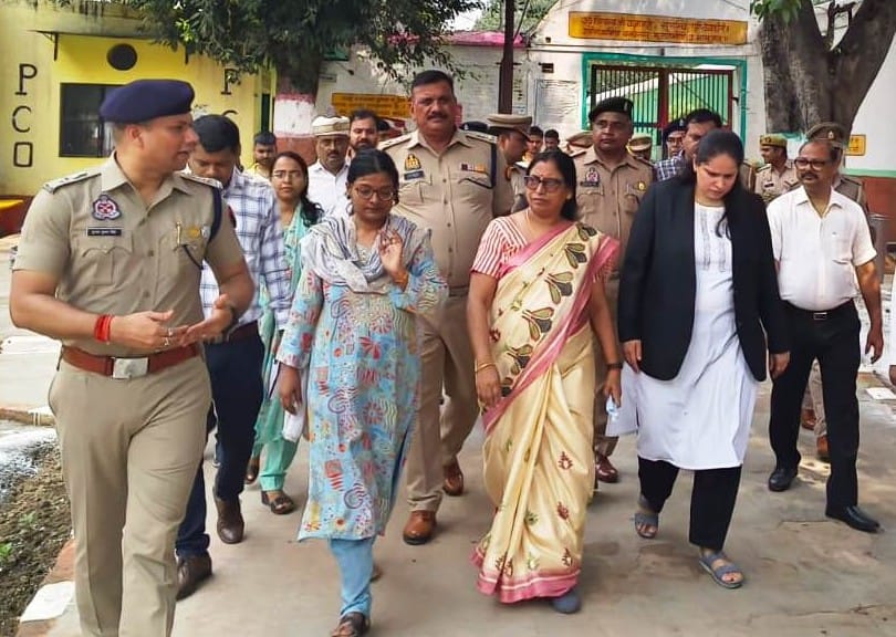 District Judge, DM and SP Jail inspection