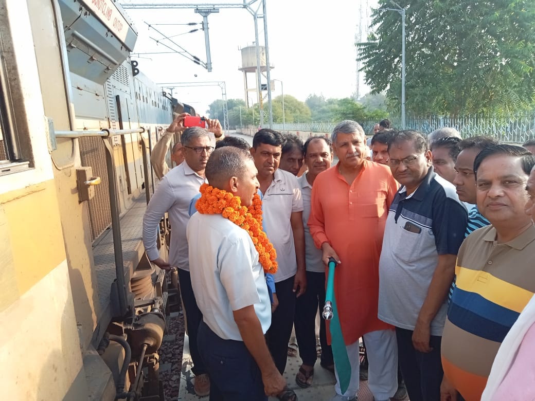 Inauguration of extension of Hyderabad-Jaipur-Hyderabad rail service till Hisar