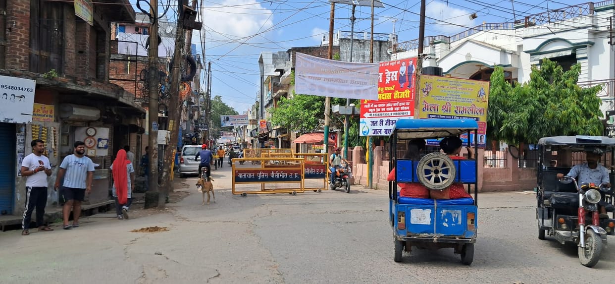 450 police personnel put on duty by barricading at 13 places