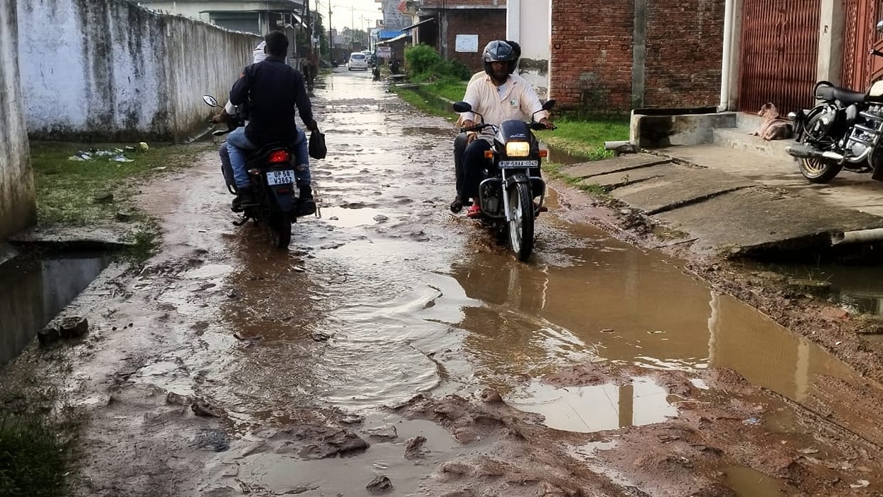 41 years have passed since they got the status of municipality, but only VIP colonies are in bad condition.