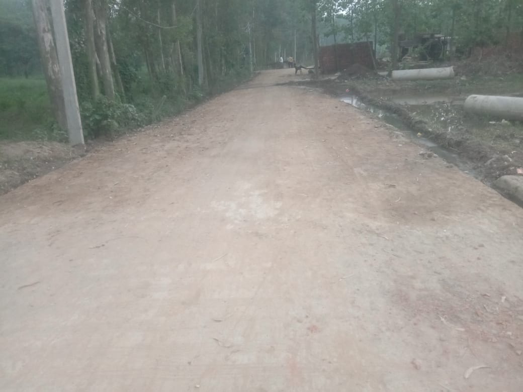 A road was constructed, two departments took payment, notice issued