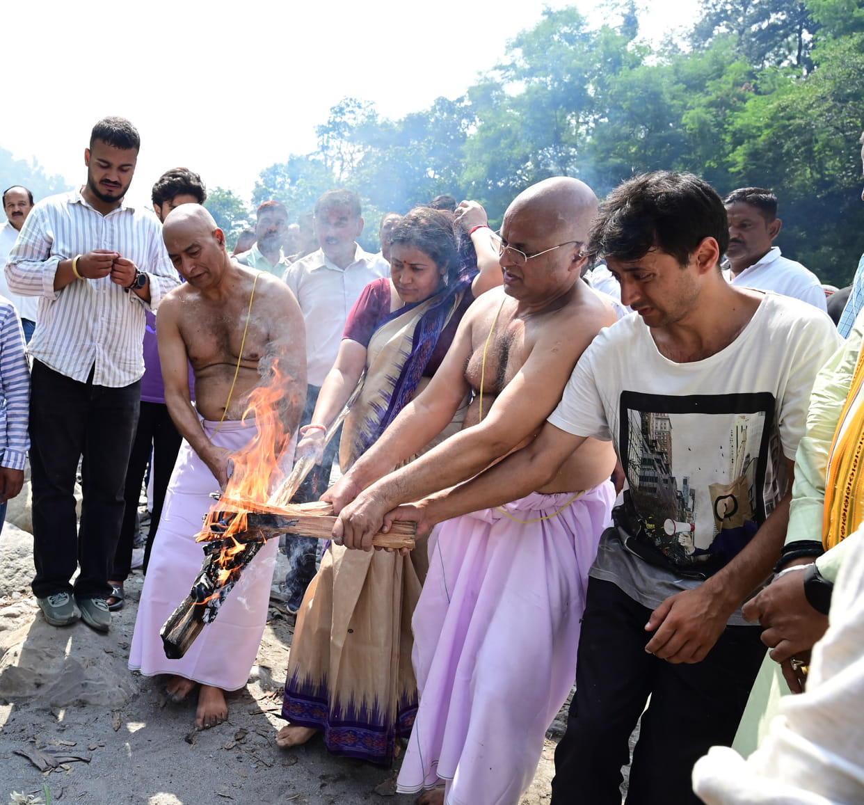 Former minister Puran Sharma joined Panchatattva