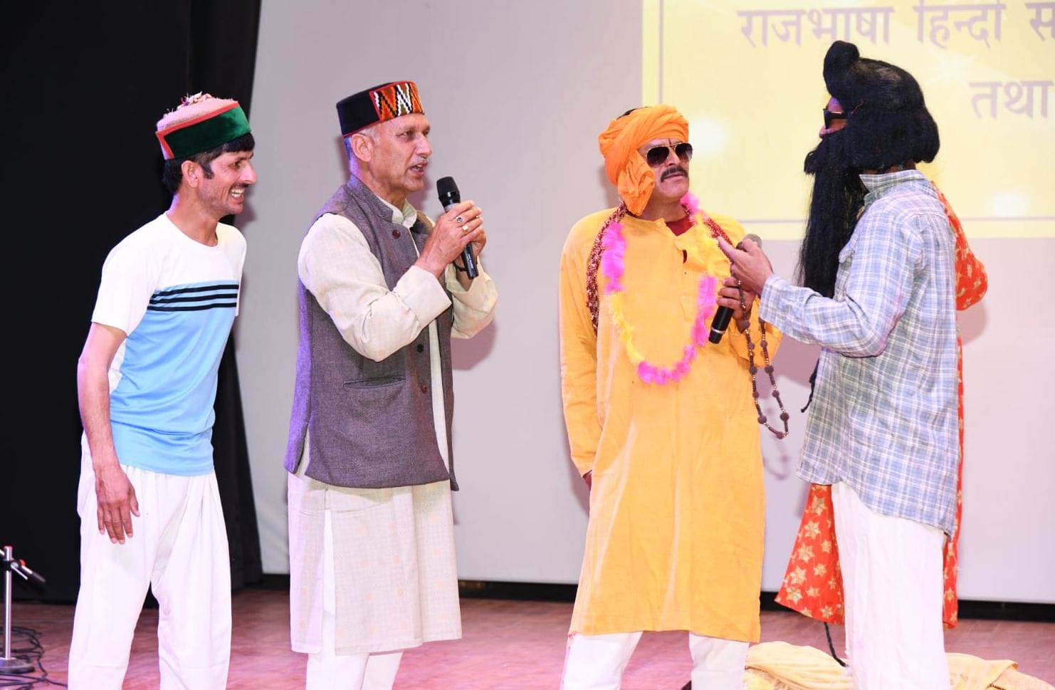 Sahaj and Himanshu stand first in folk music