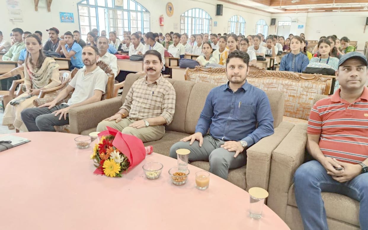 One day workshop on disaster management in Chamba College