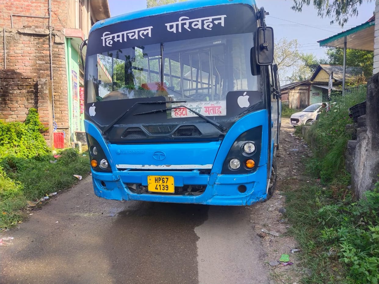 There was a dispute between HRTC and private bus operators regarding the timetable on Thursday morning.
