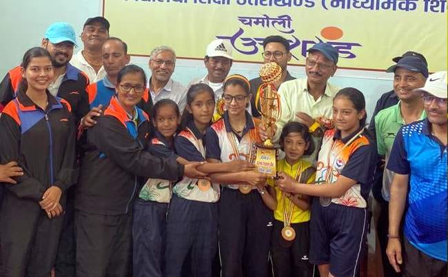Nainital becomes overall champion in table tennis singles category