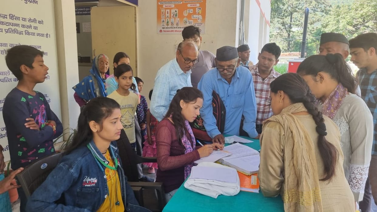 Free examination of patients in Garampani
