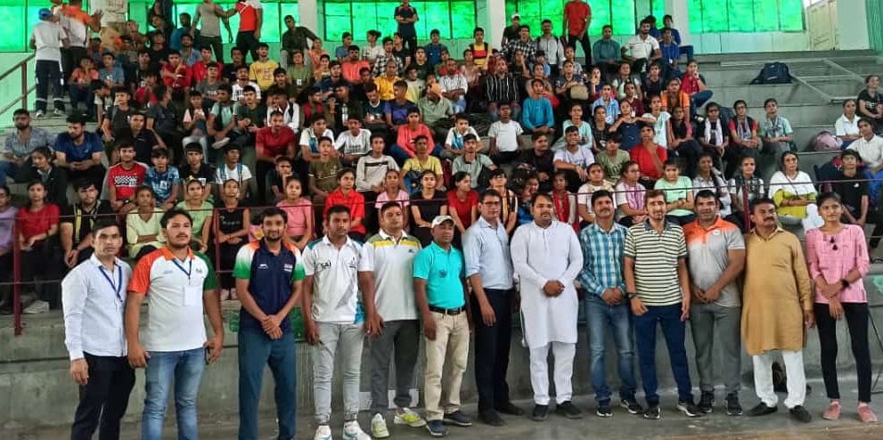 Gurugram's Vishal stood first in the 100 meter race in the under-14 age group