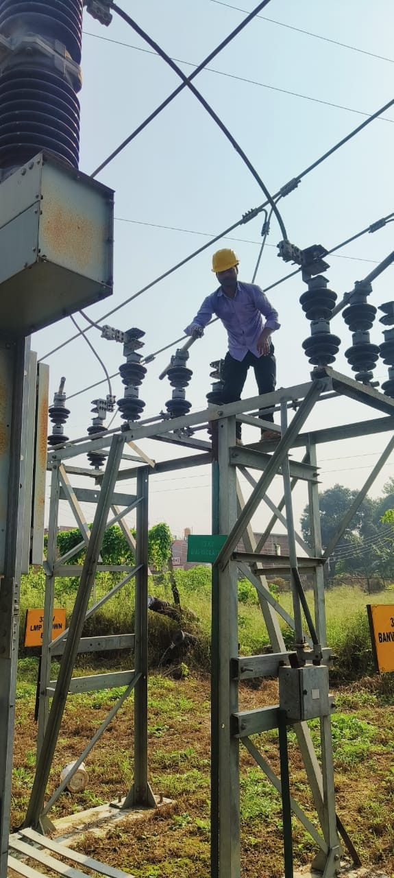 Due to repairs at the sub-station, there was power failure for about three hours.