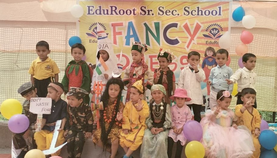 rampur news, school, fancy, dress, function