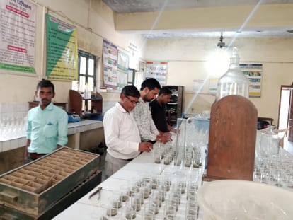 The amount of phosphorus and organic carbon is decreasing in the soil in the district.