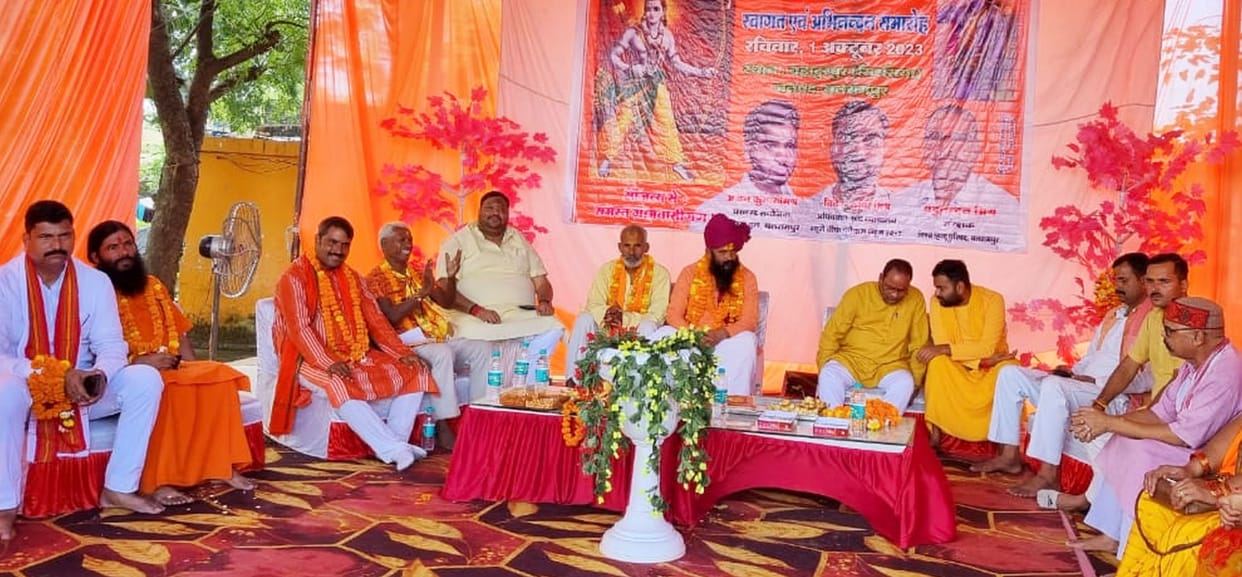Grand welcome for Bajrang Dal's Shaurya Yatra in the district