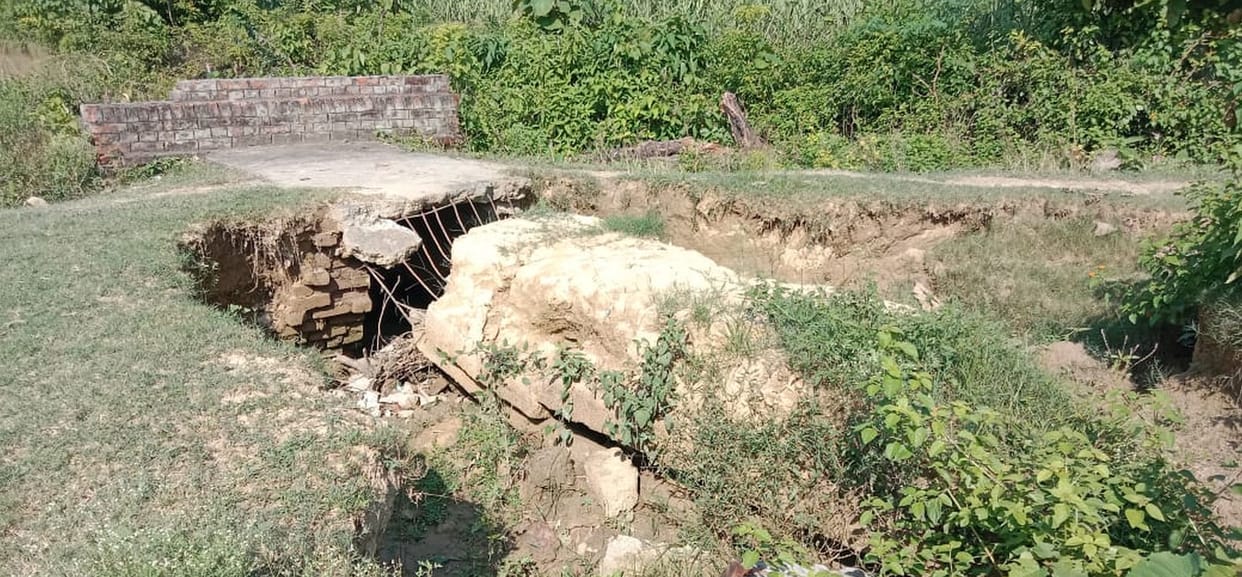 The culvert could not be constructed even after two years, anger