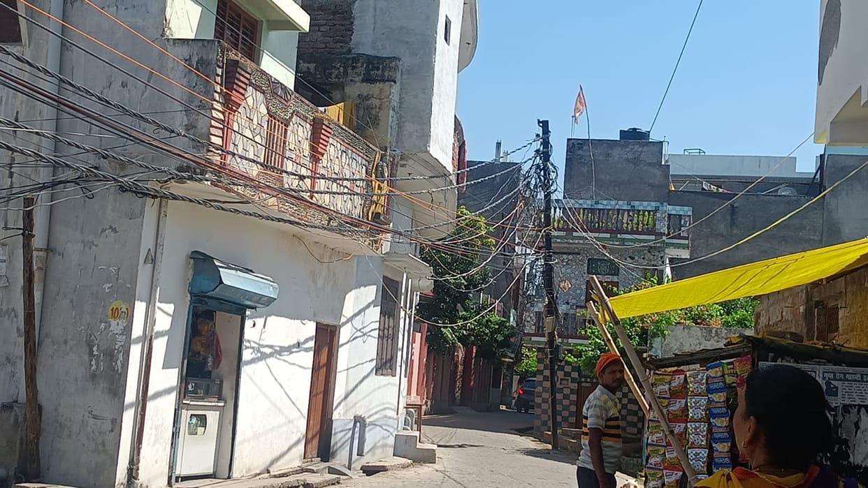 Potholes on the roads, electric wires hanging on the ground