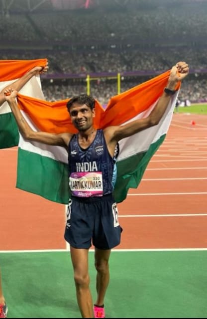 Karthik of Saharanpur won silver medal for the country in Asian Games
