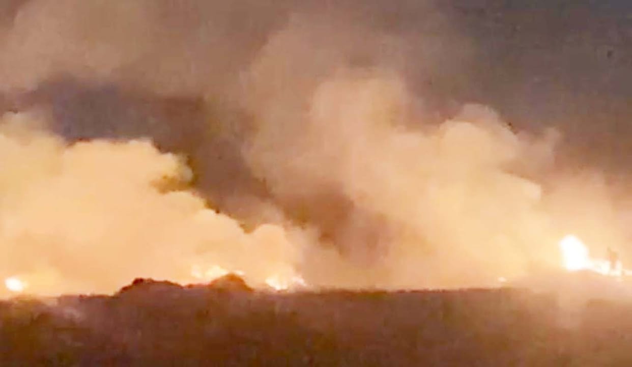 Revenue team caught tractor of farmer burning stubble