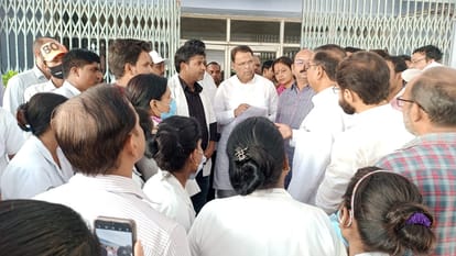 Minister in charge inspected 100 bed hospital