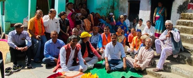BJP's contact campaign started in Scheduled Settlement