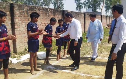 Bhudevi Inter College became the winner in Kho-Kho boys category.