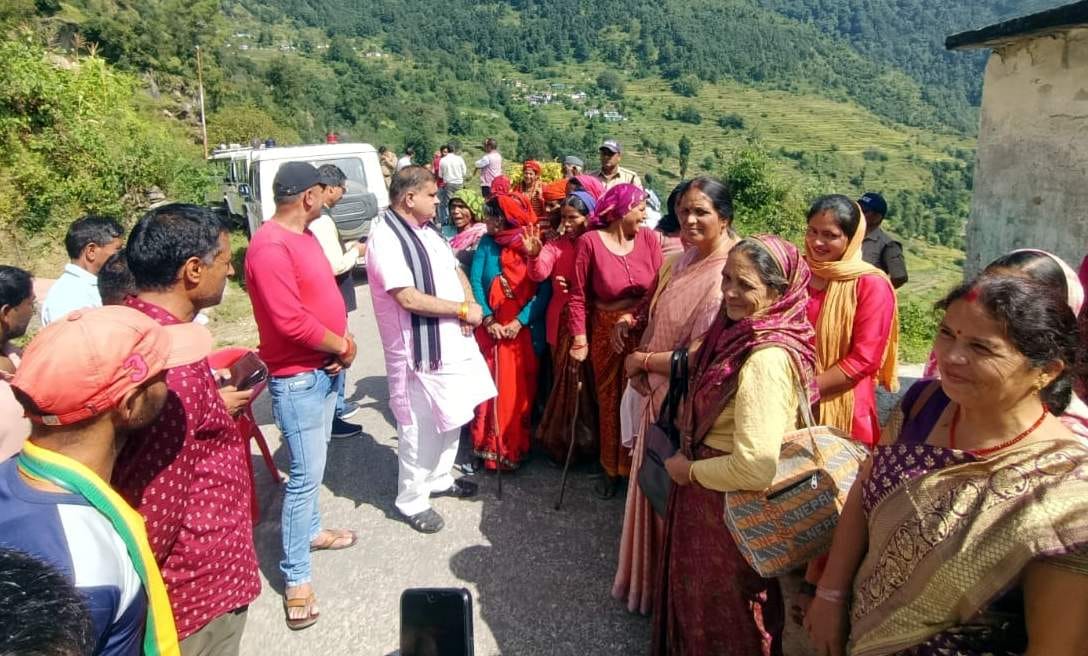 BJP state president listened to the problems of the villagers