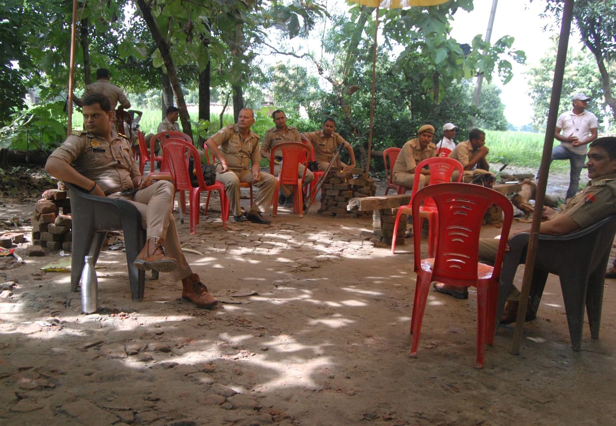 Nights being spent under shadow of guns deoria Murder case