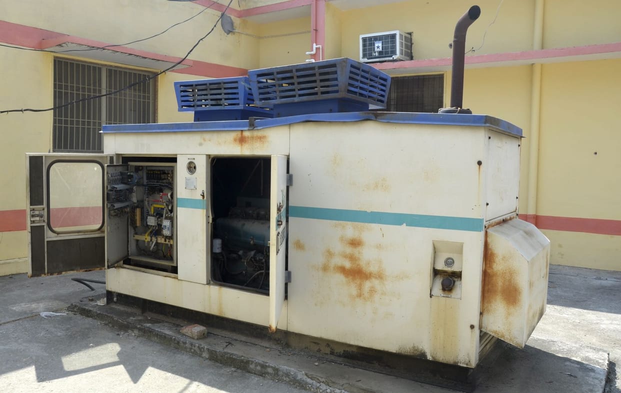 Generators gathering dust in district hospital...patients suffering from heat